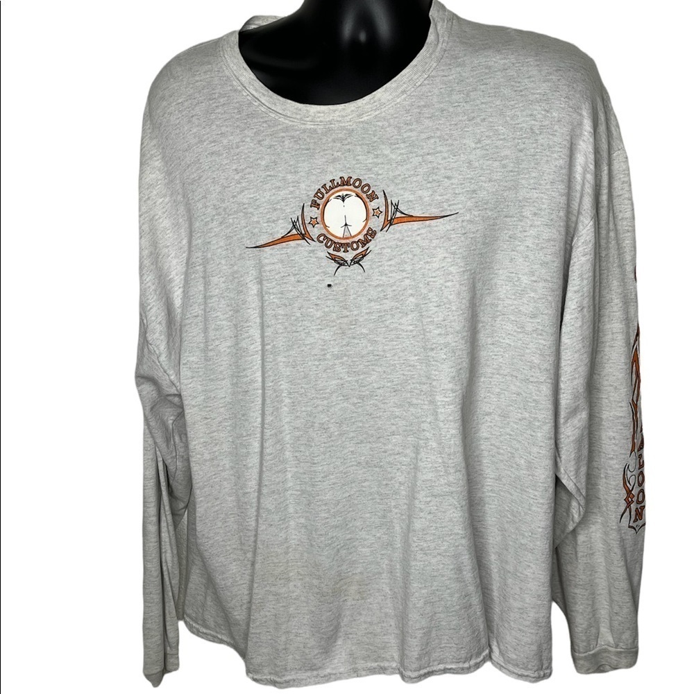 Jerzees Fullmoon Customs Motorcycle T-shirt